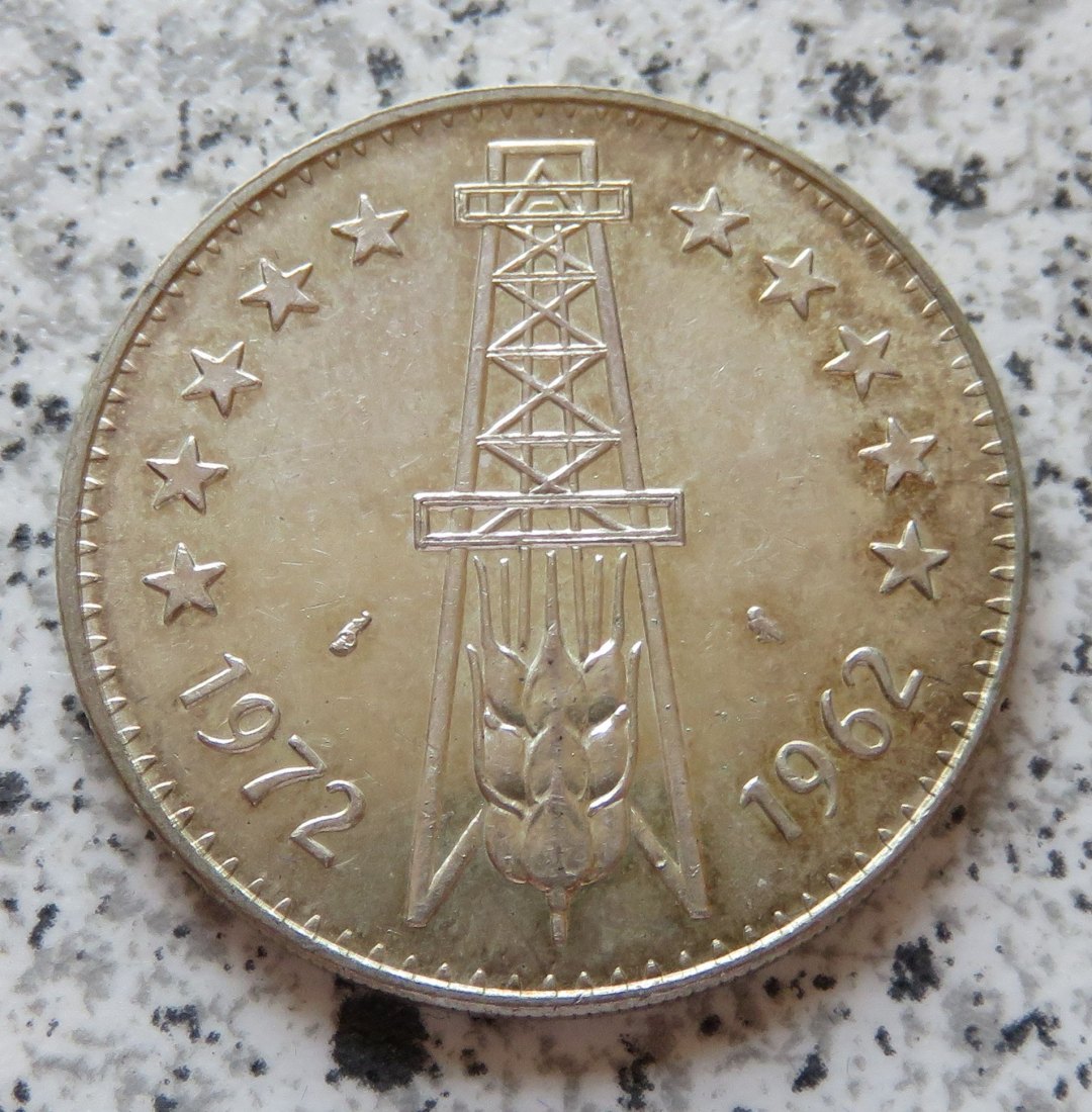  Algerien 5 Dinars 1972, Silberversion   