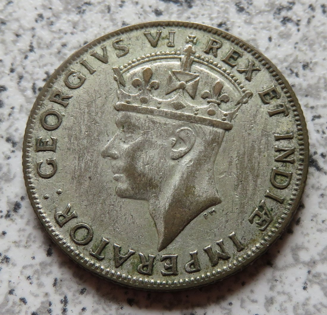  Ostafrika 1 Shilling 1942 I / East Africa 1 Shilling 1942 I   