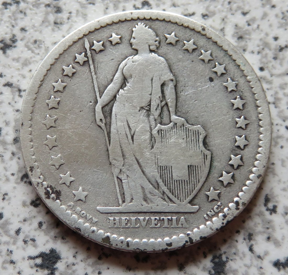  Schweiz 2 Franken 1878 B   
