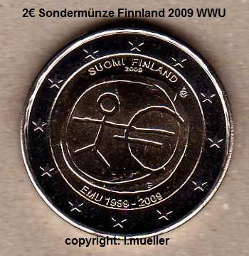 Finnland 2 Euro Sondermünze 2009...WWU   