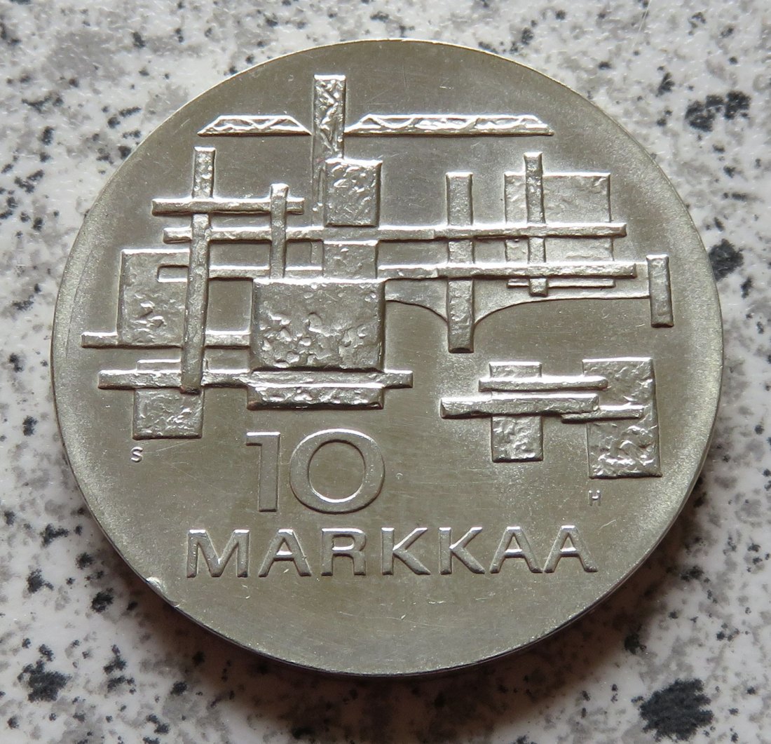  Finnland 10 Markkaa 1967   