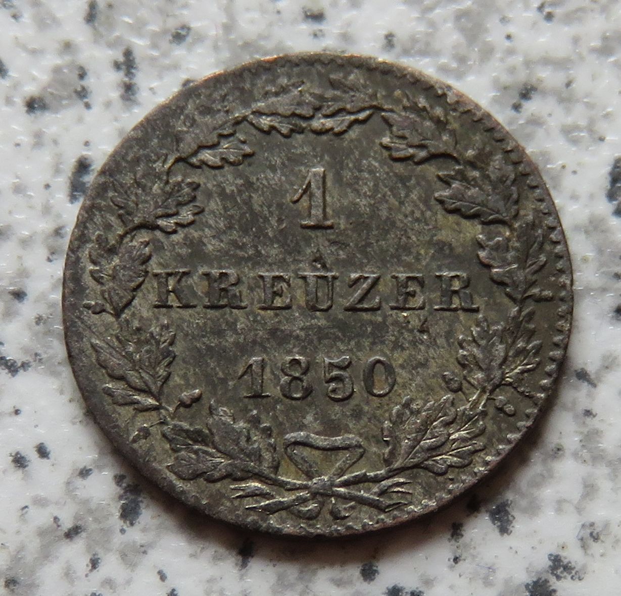  Frankfurt a.M. 1 Kreuzer 1850   