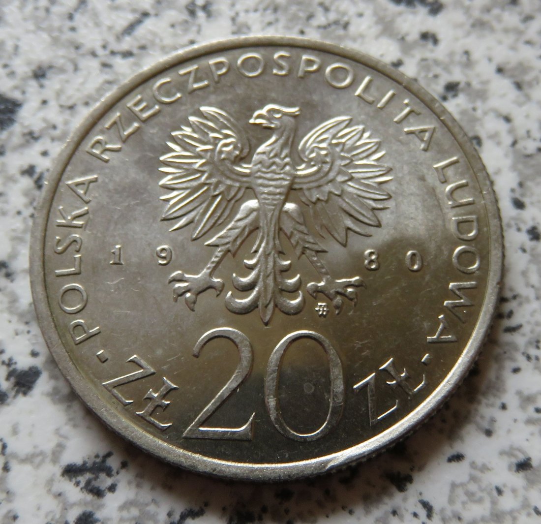  Polen 20 Zloty 1980   