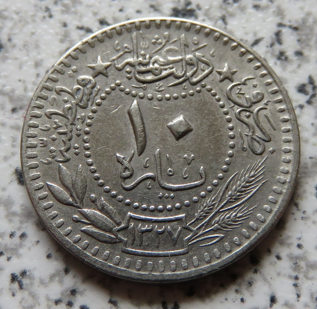  Türkei 10 Para 1327/7 (1915), KM 760   