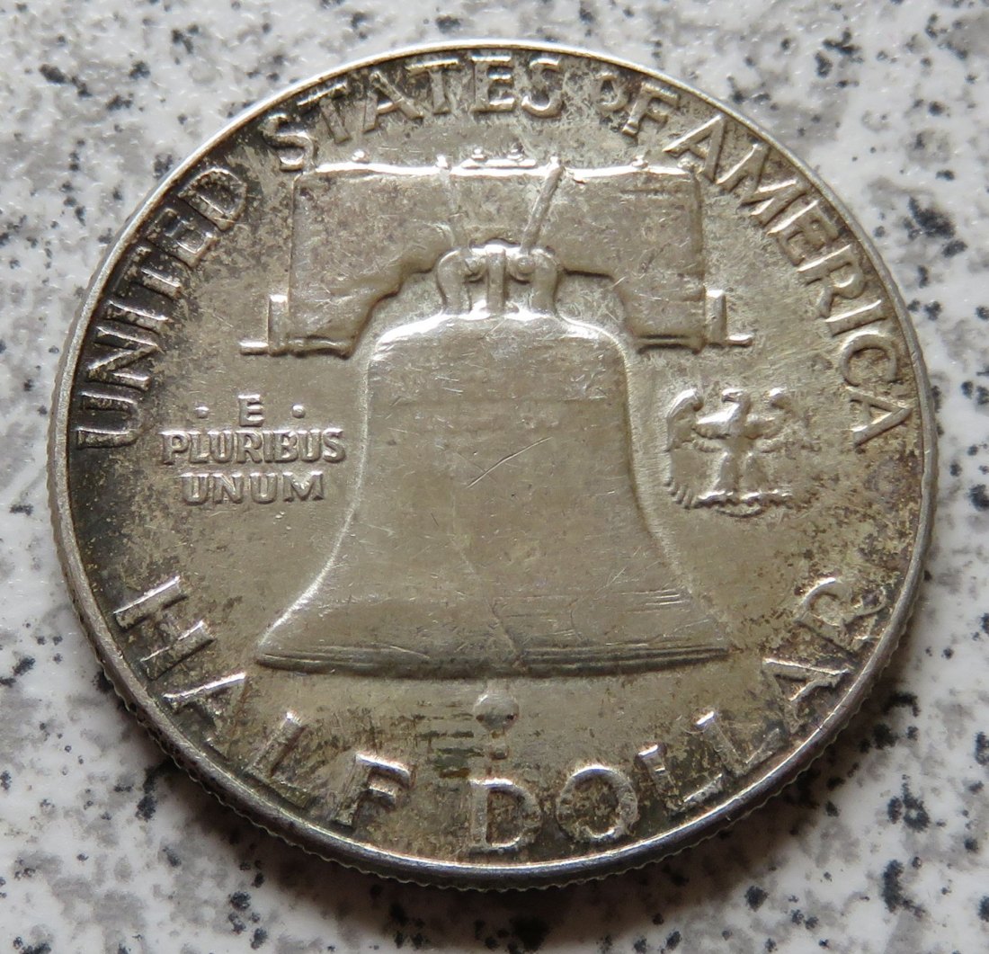  USA 1/2 Dollar 1954 / Franklin half Dollar 1954   