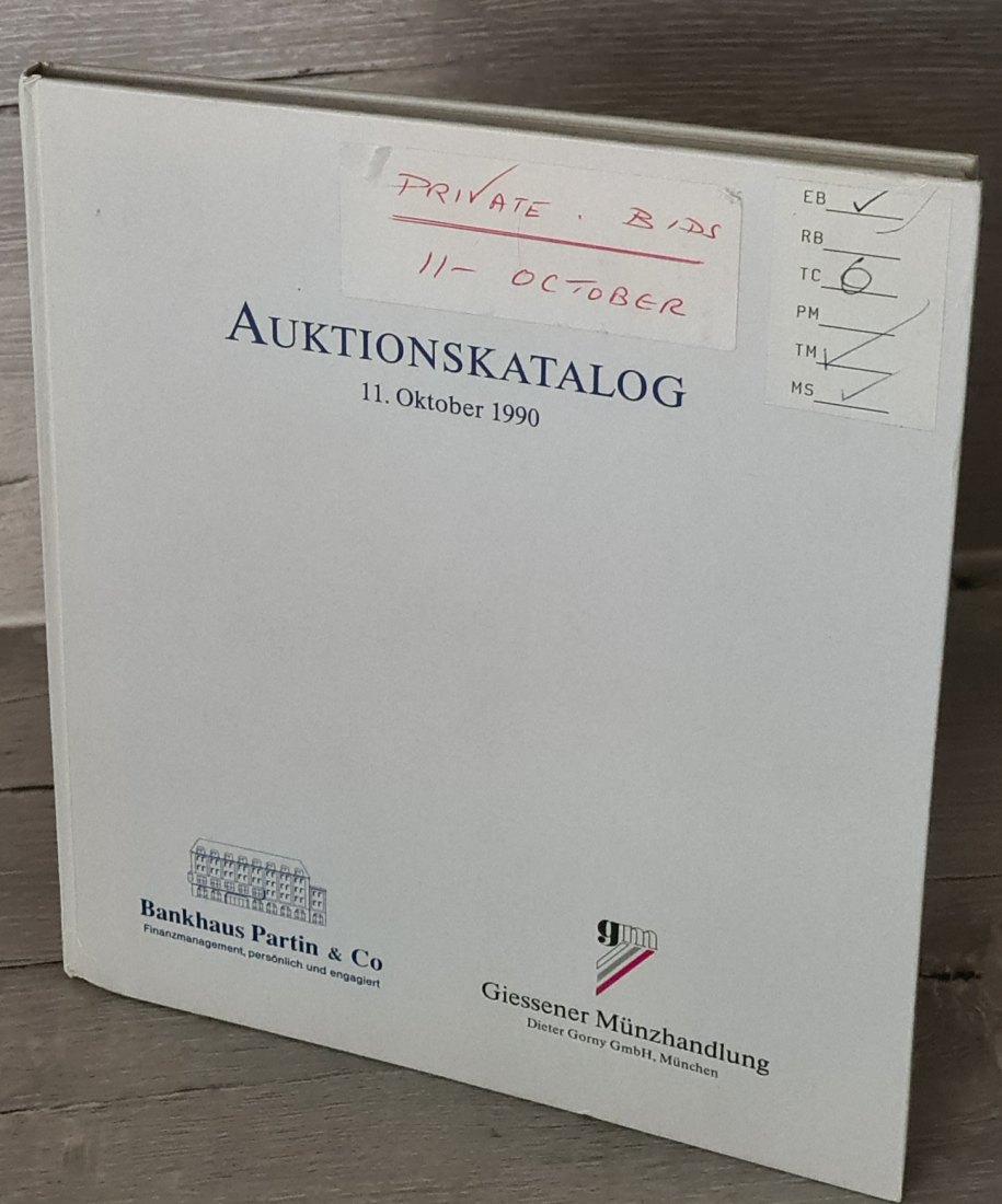  Partin Bank / Münzhandlung Gorny - Sammlung Willi FALLOT BURGHARDT - Pfalz - Pfälzische Nebengebiete   