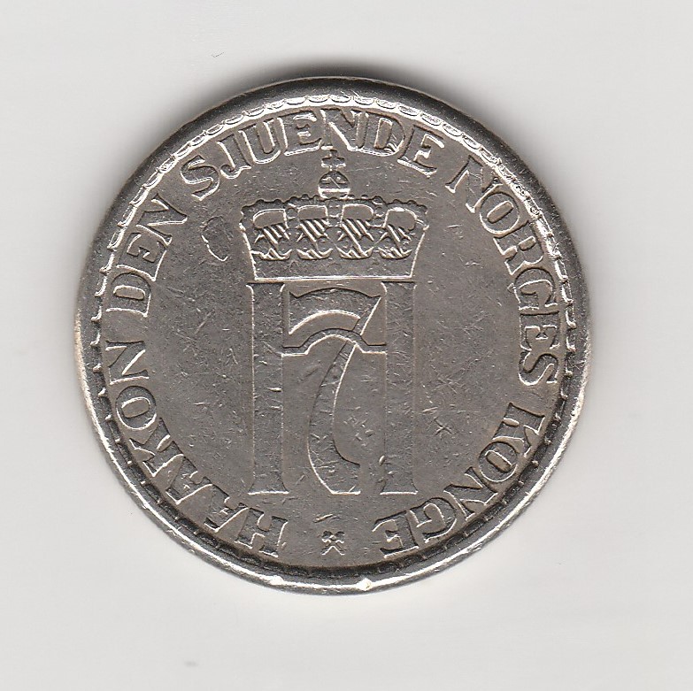  1 Krone Norwegen 1957  (N149)   