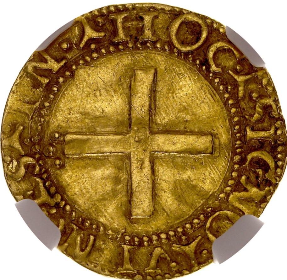  Portugal 1 Cruzado ND 1537-1538 | NGC AU55 | John III.   