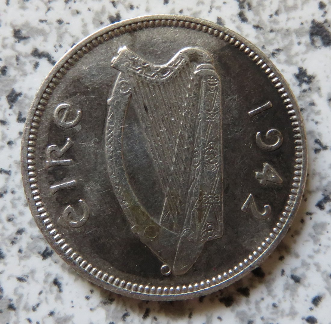  Irland One Shilling 1942 / 1 Scilling 1942   