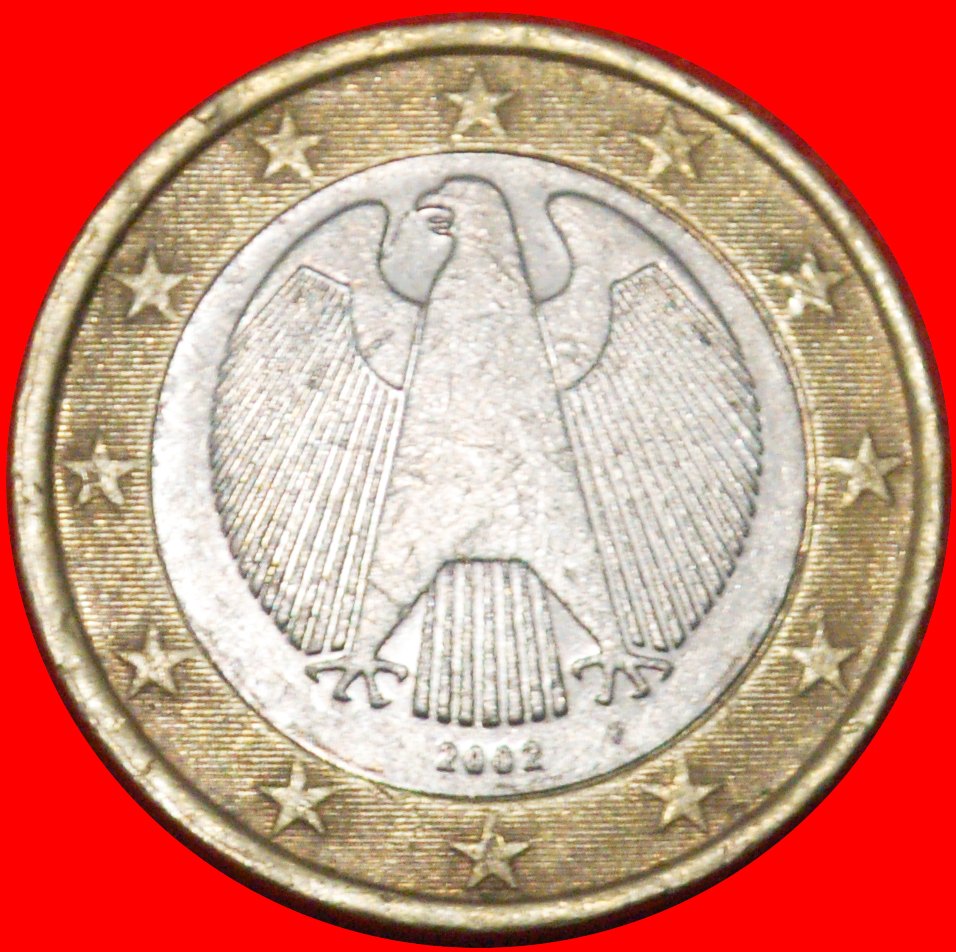  * PHALLIC TYPE 2002-2006: GERMANY ★ 1 EURO 2002F DIES B+I!★LOW START ★ NO RESERVE!   