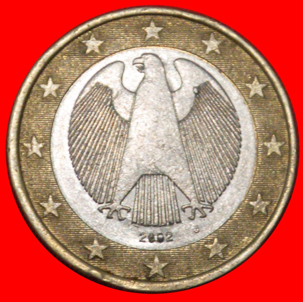  * PHALLIC TYPE (2002-2006): GERMANY ★ 1 EURO 2002J ERROR UNPUBLISHED!★LOW START ★ NO RESERVE!   