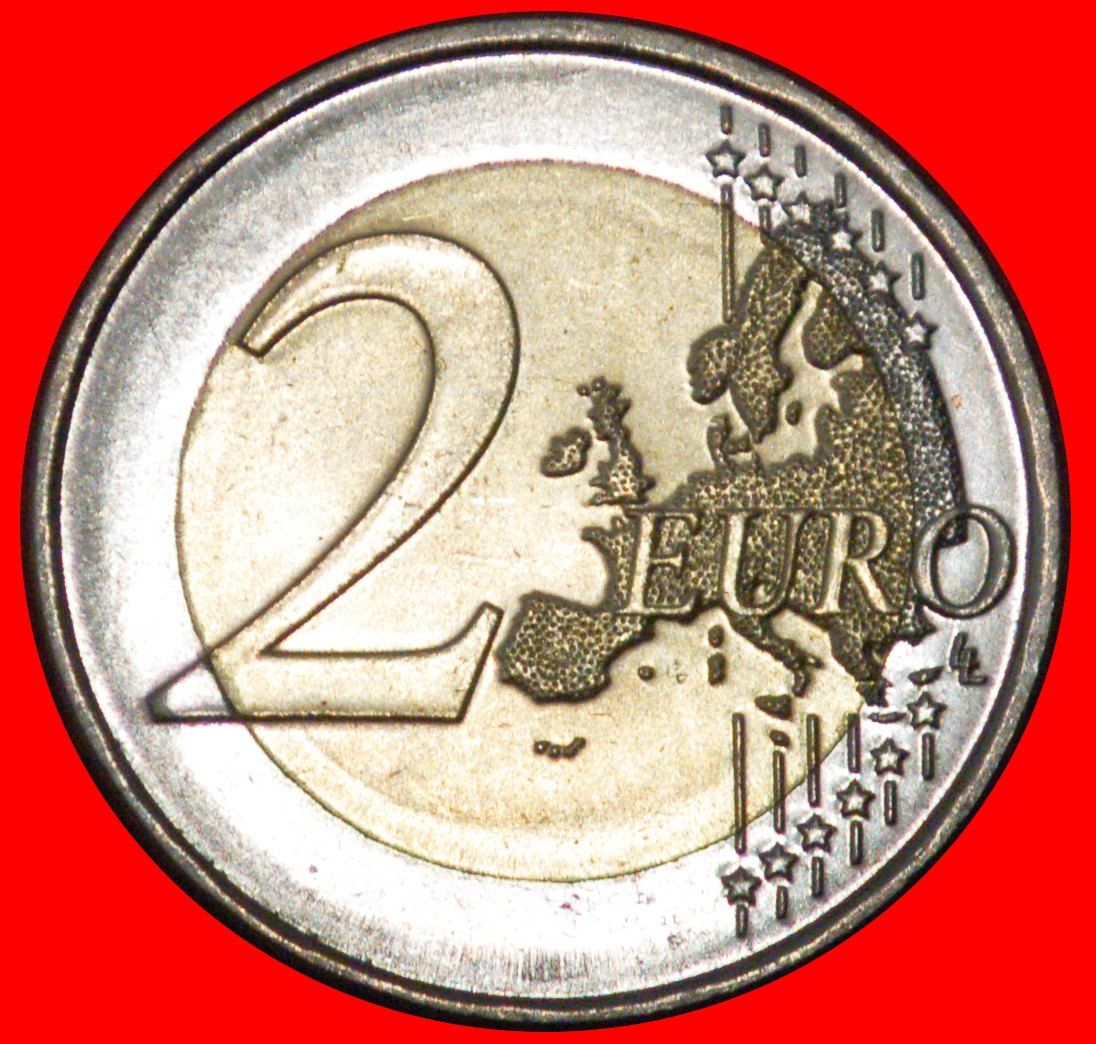  * GLOBE: FRANCE ★ 2 EURO 1946-2021 UNICEF! UNC MINT LUSTRE! ★LOW START ★ NO RESERVE!   