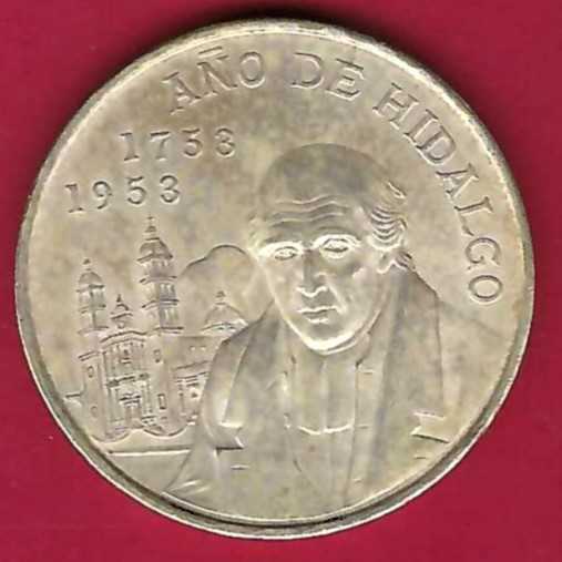  Mexico 5 Pesos 1953 Silber 27,79g Münzen und Goldankauf Golden Gate Frank Maurer AB004   