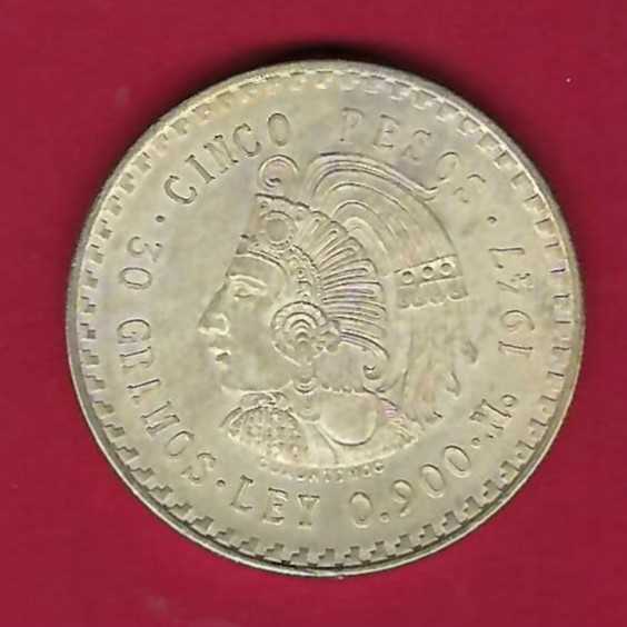  Mexico 5 Pesos 1957 Silber 18,05 g. Münzen und Goldankauf Golden Gate Frank Maurer AB006   