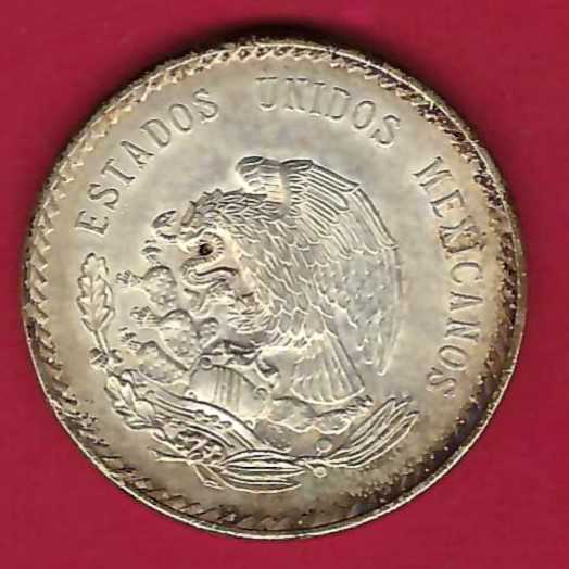  Mexico 5 Pesos 1947 Silber 30 g. Münzen und Goldankauf Golden Gate Frank Maurer AB008   