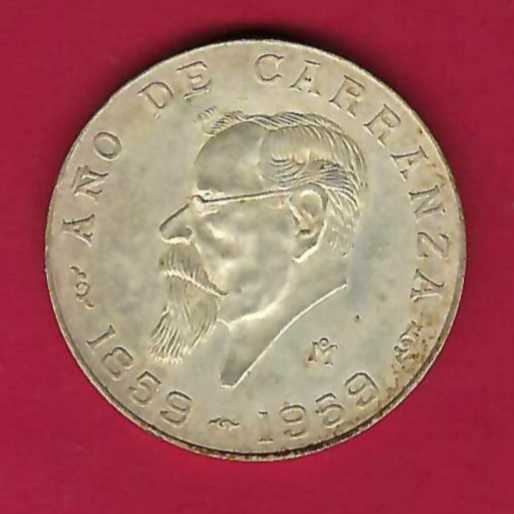  Mexico 5 Pesos 1959 Silber 18,05 g. Münzen und Goldankauf Golden Gate Frank Maurer AB009   