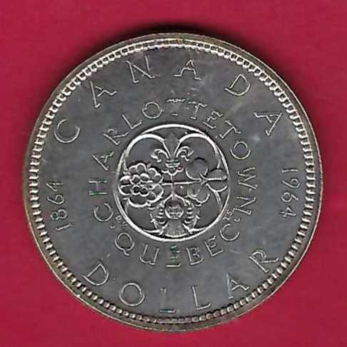  Canada 1 Dollar 1964 Silber 23,15 g. Münzen und Goldankauf Golden Gate Frank Maurer AB018   
