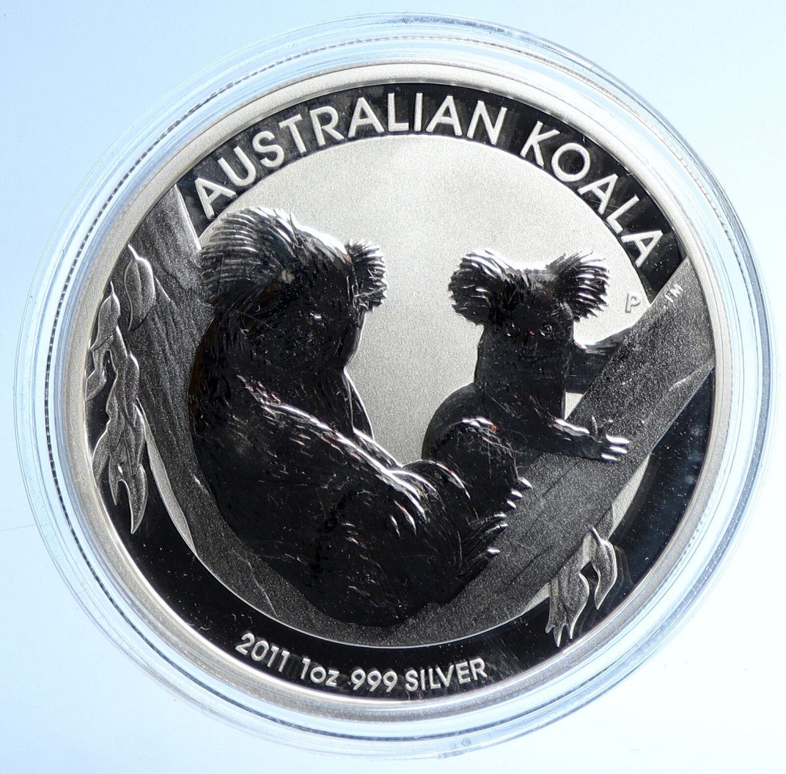  Australia Koala 2011 1 Unze Fein Silber BU   