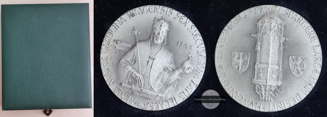  Tschechien   Medaille - 1348 - Universität Tschechien Charles IV von Prag   