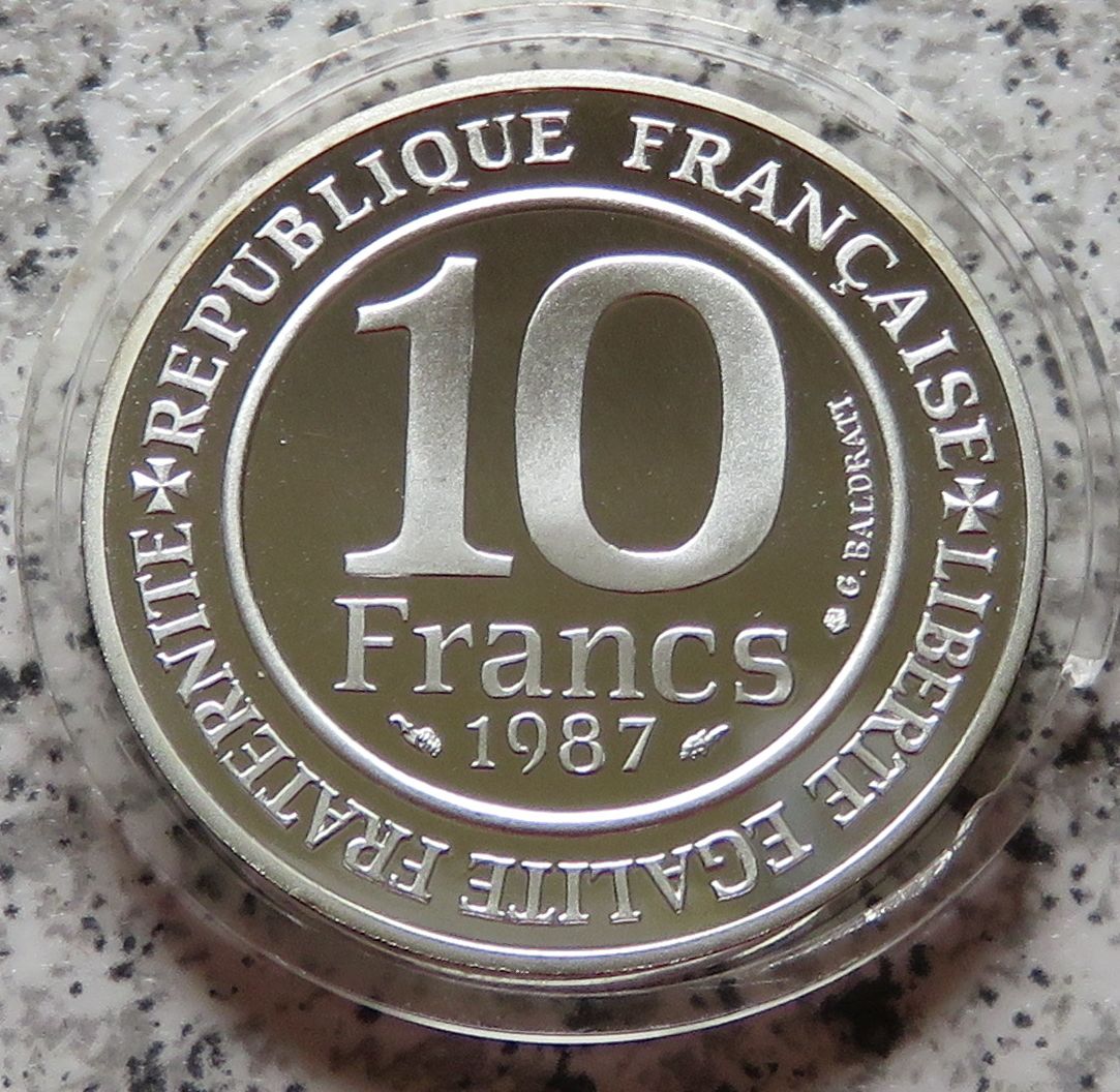  Frankreich 10 Francs 1987   