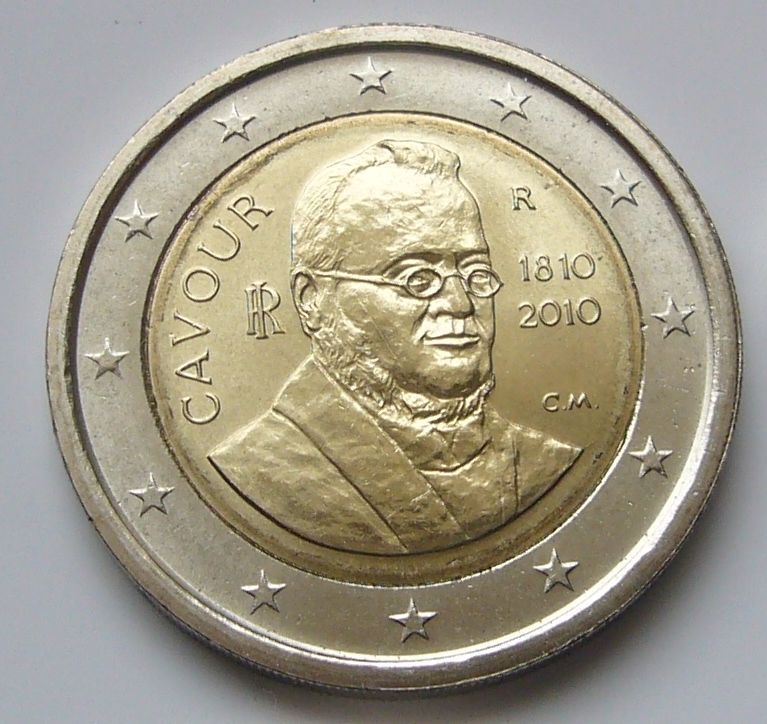  ITALIEN 2 Euro 2010 Cavour Bankf.   