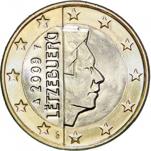 LUXEMBOURG 1+2 Euro 2009 Very Low Mintage Bankf.