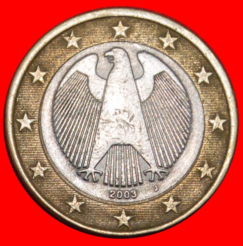 * PHALLIC TYPE 2002-2006: GERMANY ★ 1 EURO 2003J HAMBURG! LOW START ★ NO RESERVE!