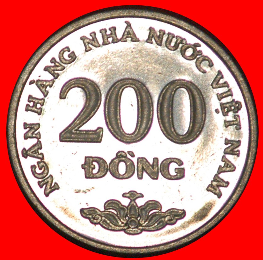  * FINLAND: COMMUNIST VIETNAM ★ 200 DONG 2003 UNC MINT LUSTRE!★LOW START ★ NO RESERVE!   