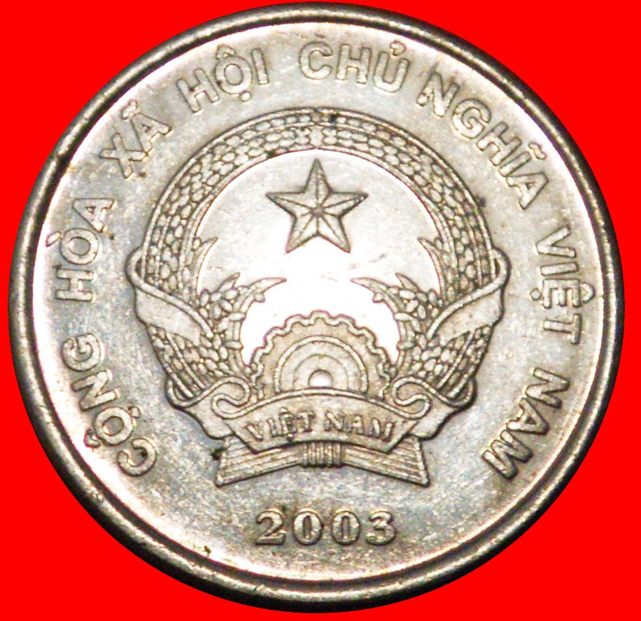  * FINLAND: COMMUNIST VIETNAM ★ 500 DONG 2003 MINT LUSTRE!★LOW START ★ NO RESERVE!   