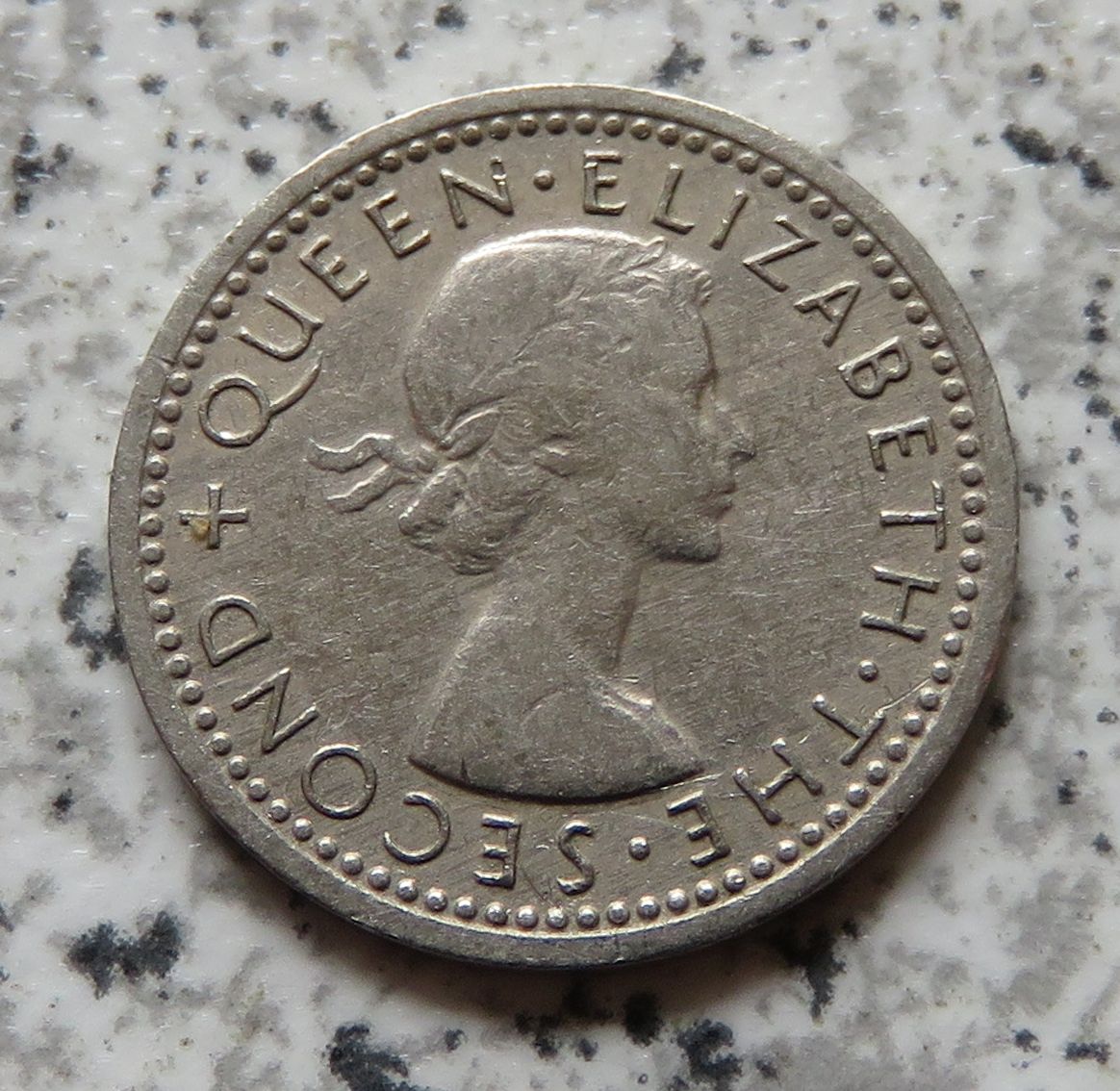  Rhodesien und Nasyland 3 Pence 1964   