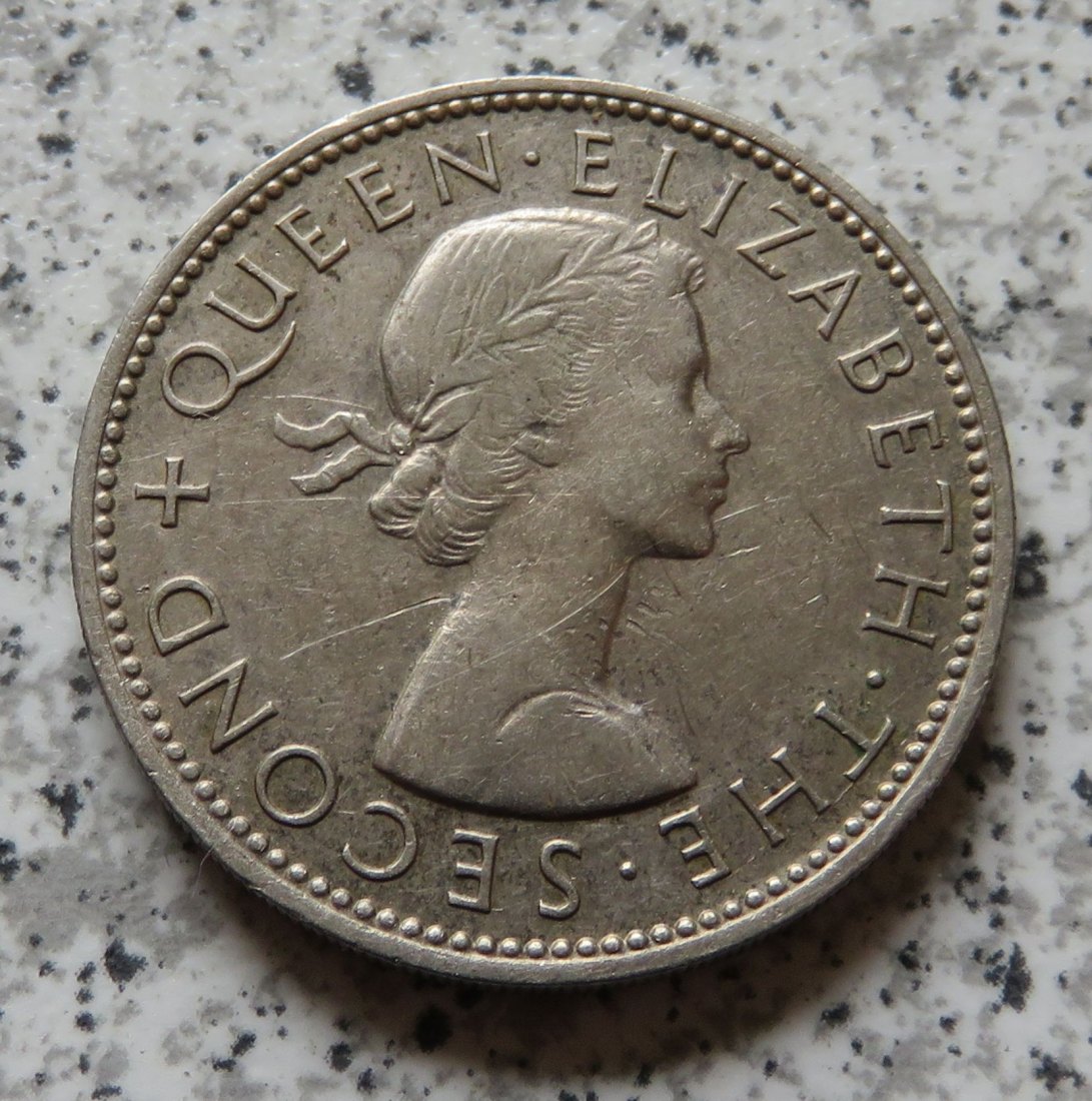  Rhodesien und Nasyland 2 Shillings 1957   