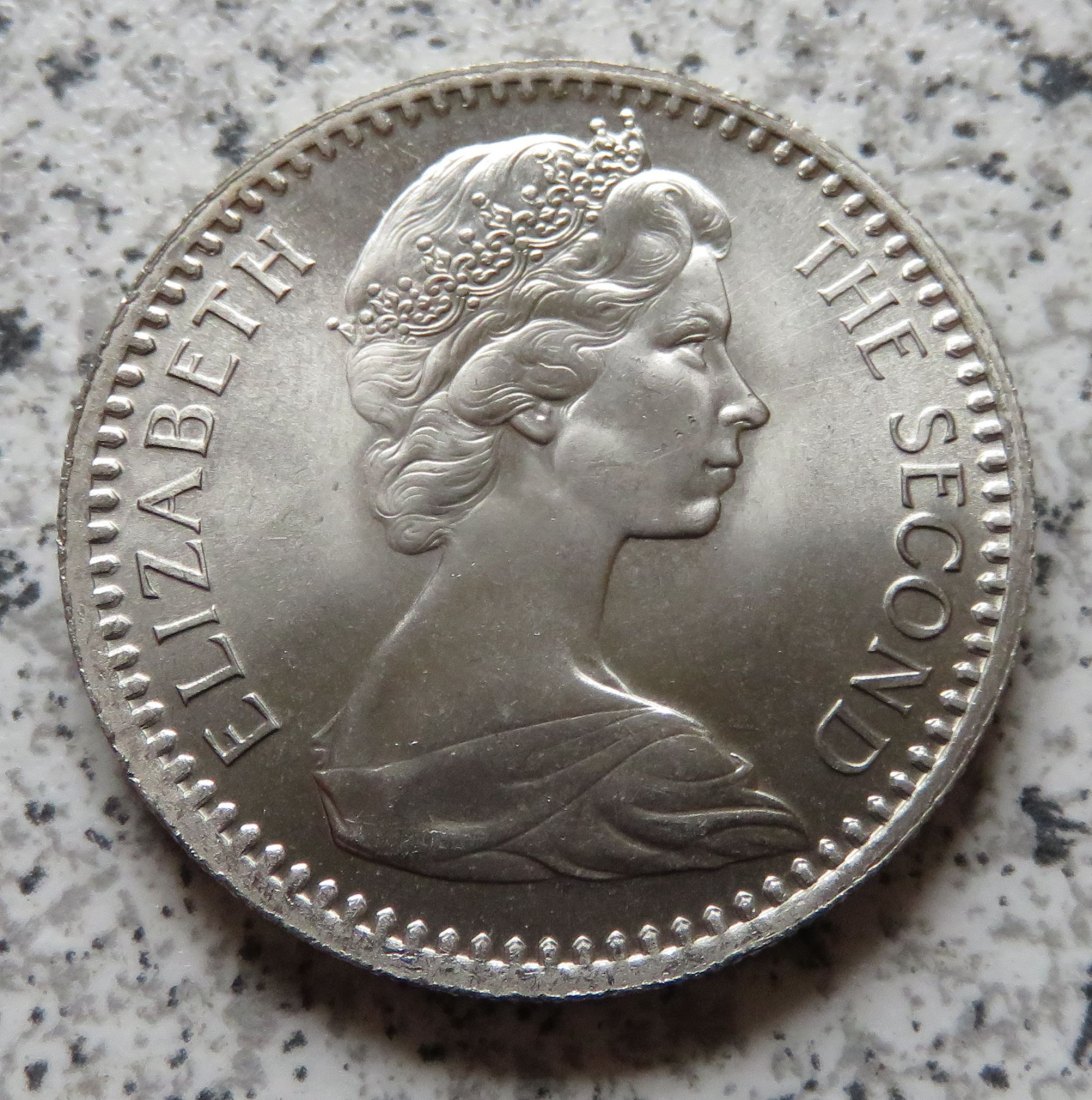  Rhodesien 2,5 Shillings / 25 Cents 1964, Erhaltung   