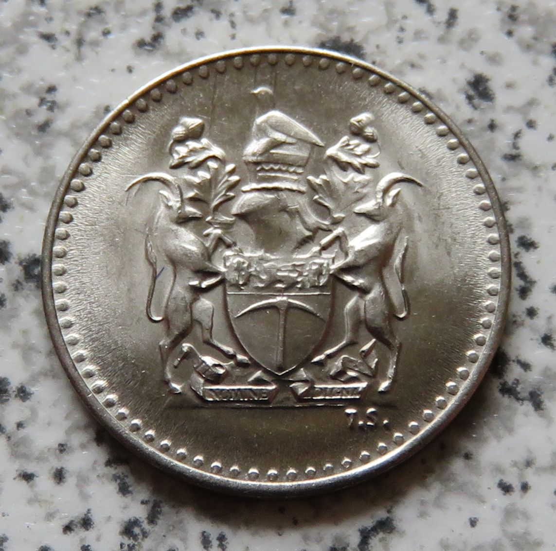  Rhodesien 2,5 Cents 1970, Erhaltung   