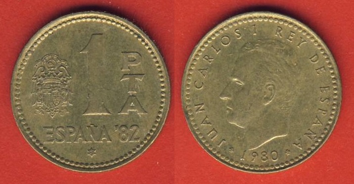  Spanien 1 Peseta 1980 (*81)   