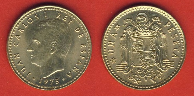  Spanien 1 Peseta 1975 (76)   