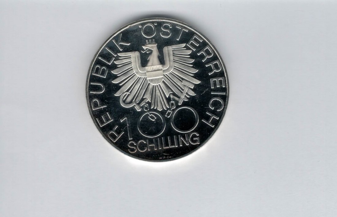  100 Schilling 1979 200 Jahre Innviertel bei Österreich silber Österreich 2.Rep (01914/22)   