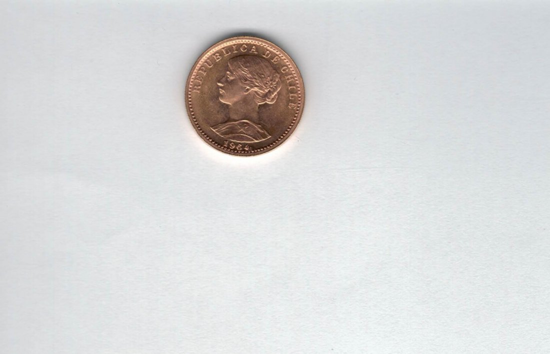  20 Pesos 1964 Goldmünze 900/4,06g Chile Spittalgold9800 (5538   