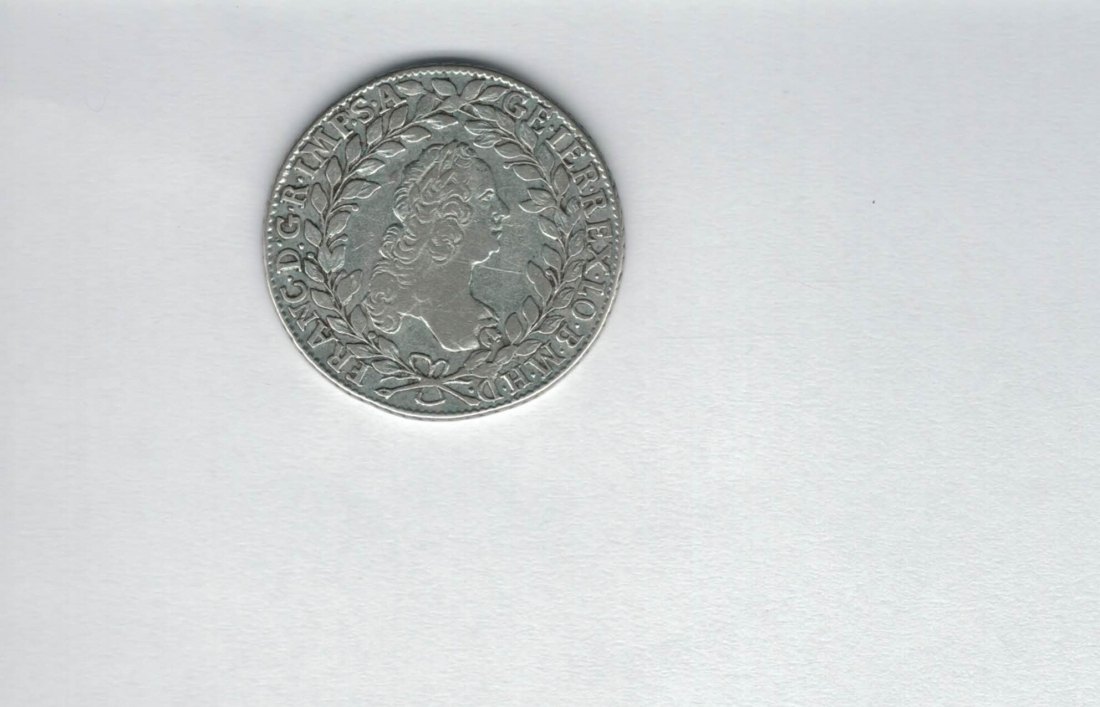  20 Kreuzer 1765 K.B. Franz I. silber Österreich Spittalgold9800 (2429   