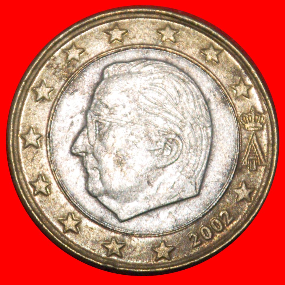  * ALBERT II (1993-2013): BELGIUM ★ 1 EURO 2002 PHALLIC TYPE 1999-2006!★LOW START ★ NO RESERVE!   