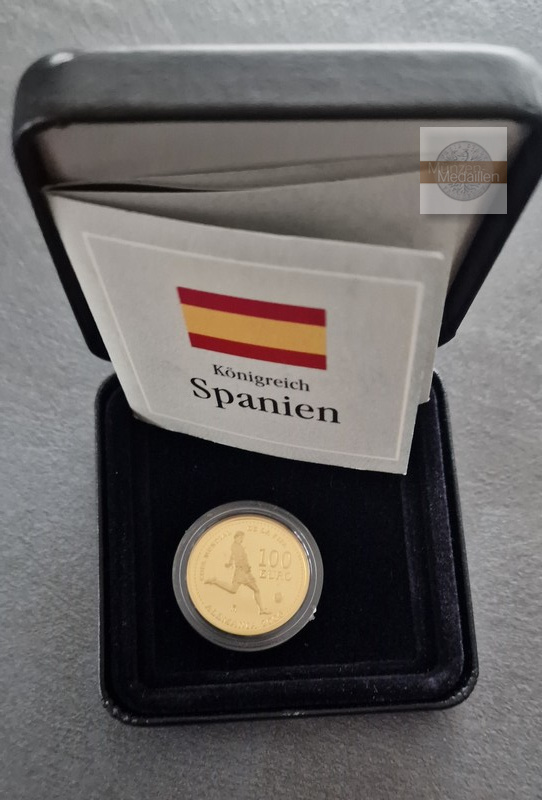 Spanien  100 Euro MM-Frankfurt Feingold: 6,75g FIFA WM 2006 in Deutschland 2003 