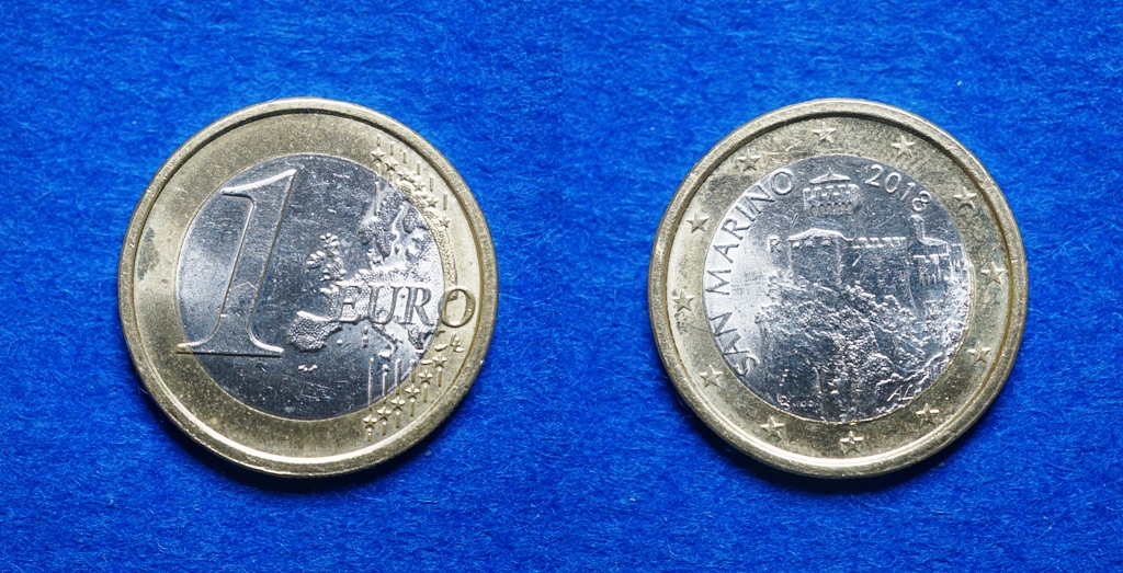  Euro, San Marino 1 € 2018   