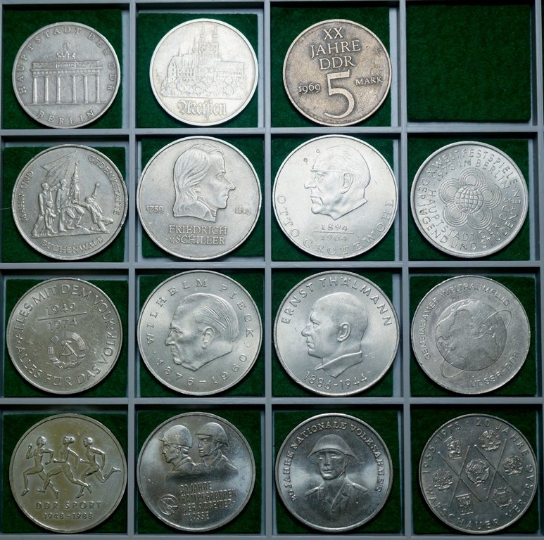  Kleines Lot DDR Münzen   