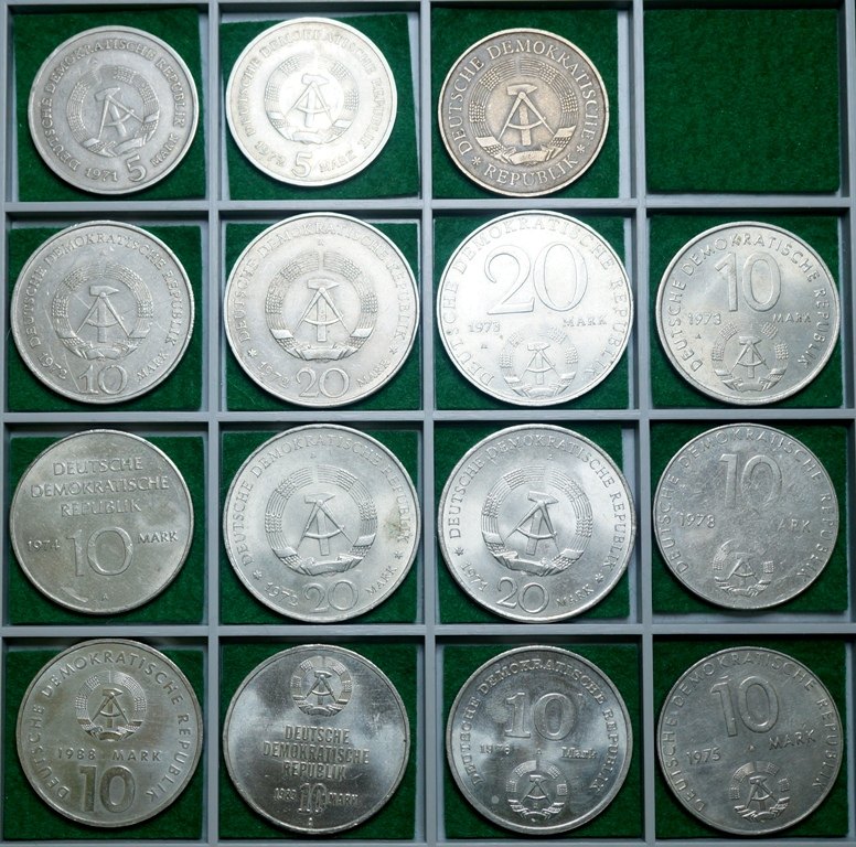  Kleines Lot DDR Münzen   