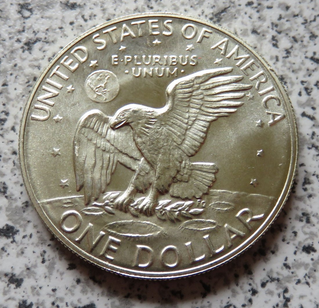  USA Eisenhower Dollar 1973 S, Silber   