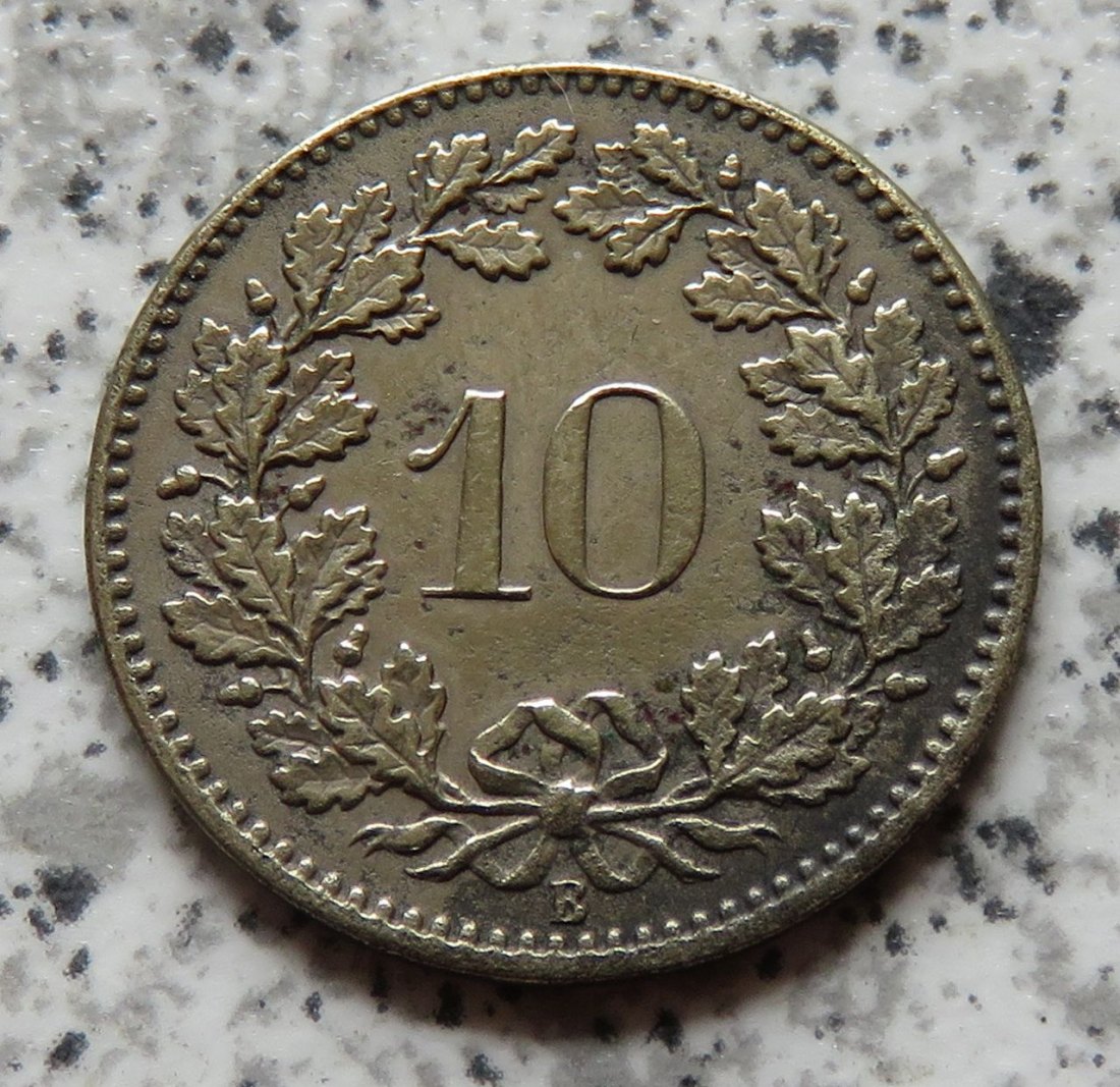  Schweiz 10 Rappen 1871   