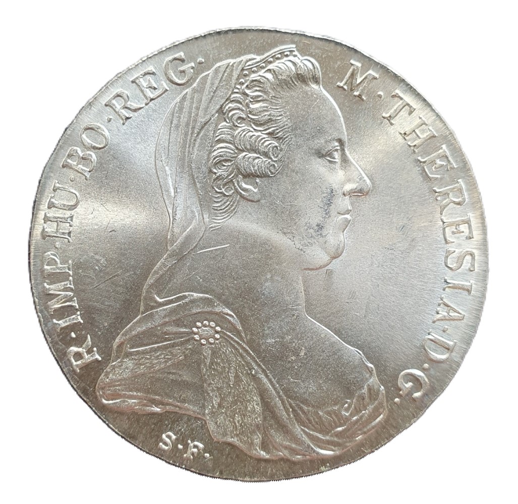  Österreich Taler 1780 Maria Theresia Neuprägung Silber Münze ERHALTUNG Mst#28   