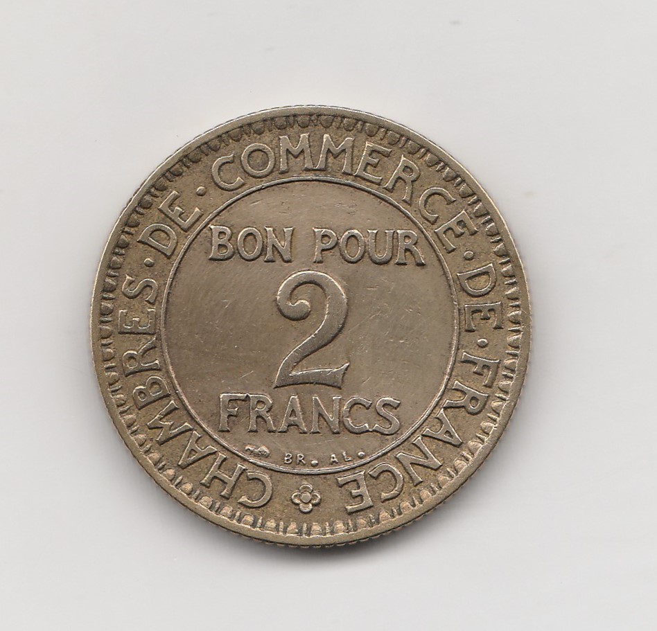  2 Francs Frankreich 1922 (N157)   