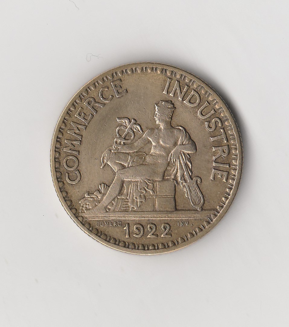  2 Francs Frankreich 1922 (N157)   