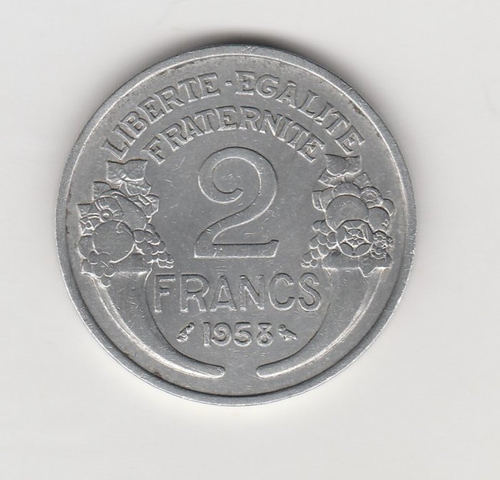  2 Francs Frankreich 1958   (N158)   