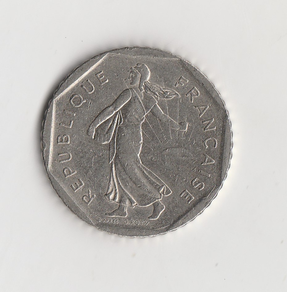  2 Francs Frankreich 1981 (N159)   